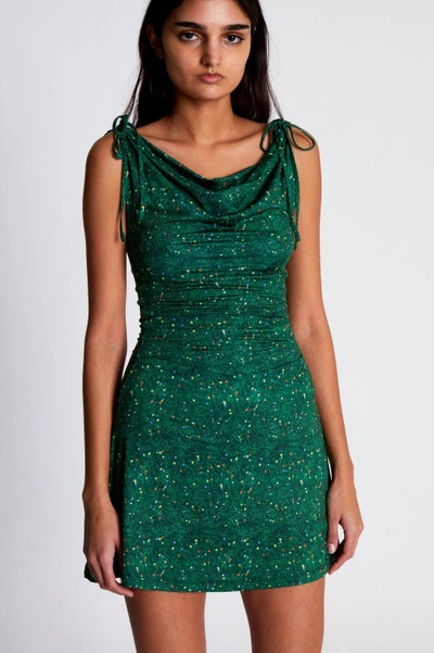 Shop Maisie Wilen Volte Dress In Green