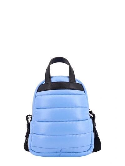 Padded Nylon Crossbody Bag with Logo Patch