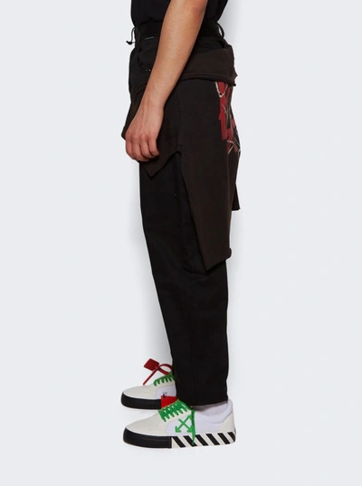 Shop 44 Label Group Straight Conflict Pants In Black