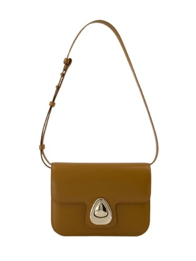 Shop Apc Astra Small Crossbody Bag - Leather - Brown
