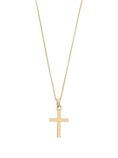 Shop Ivi Small Signore Cross Necklace In Gold