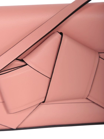 Shop Acne Studios Salmon Pink Mini Crossbody Bag