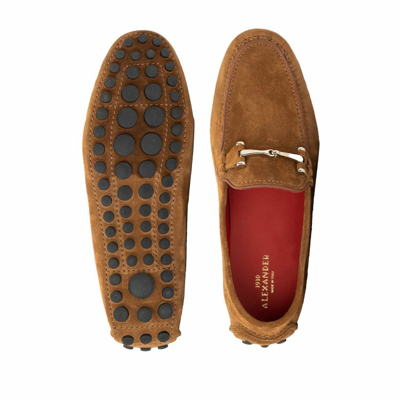 Shop Alexander 1910 Driver Estoril - Cognac Mocassins In Brown