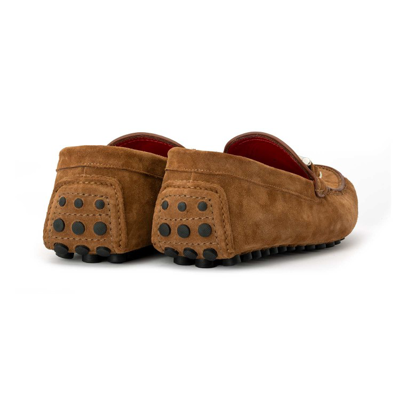 Shop Alexander 1910 Driver Estoril - Cognac Mocassins In Brown