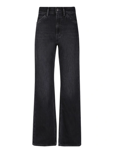 Shop Acne Studios Vintage 1977 High-waisted Jeans In Black