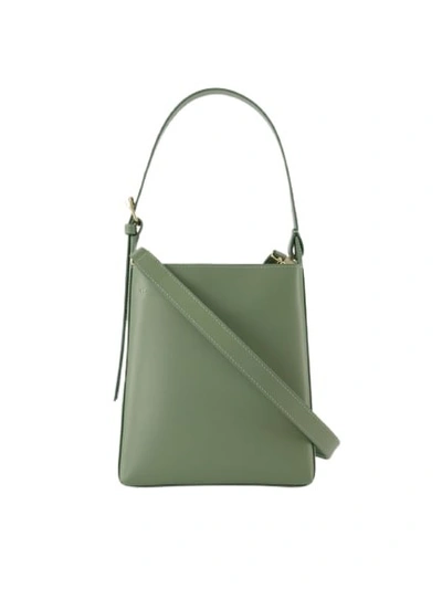 Shop Apc Virginie Small Bag - Leather - Green
