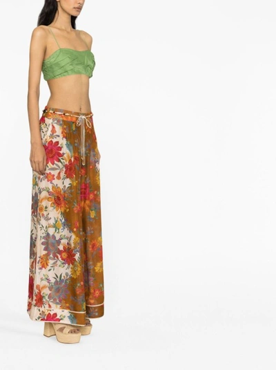 Shop Zimmermann Multicolor Silk Trouser