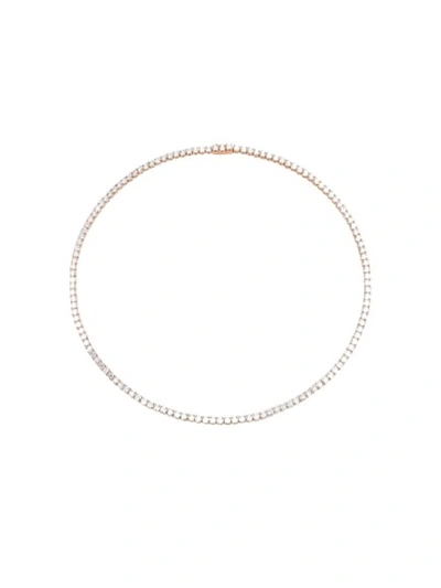 Shop Anita Ko Large Diamond Hepburn Necklace In Not Applicable