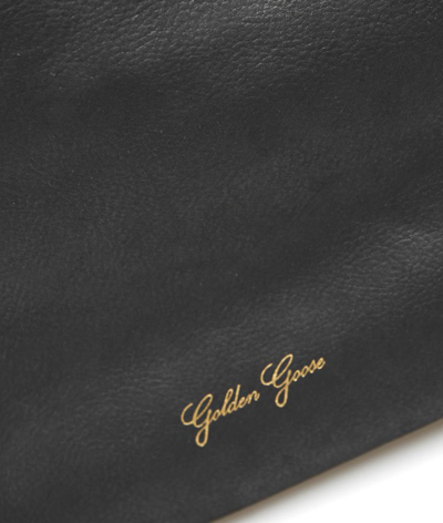Shop Golden Goose Pasadena Leather Shopper In Black