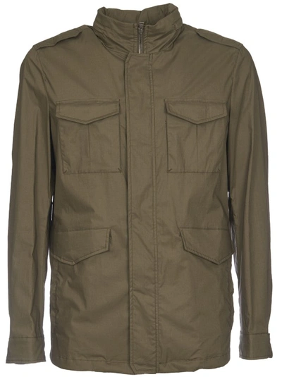 Shop Herno Green Safari Jacket