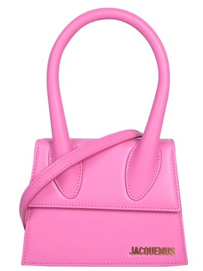 Shop Jacquemus Le Chiquito Moyen Bag In Pink