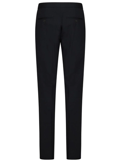 Shop Dsquared2 Black Stretch Virgin Wool Tailored Suit