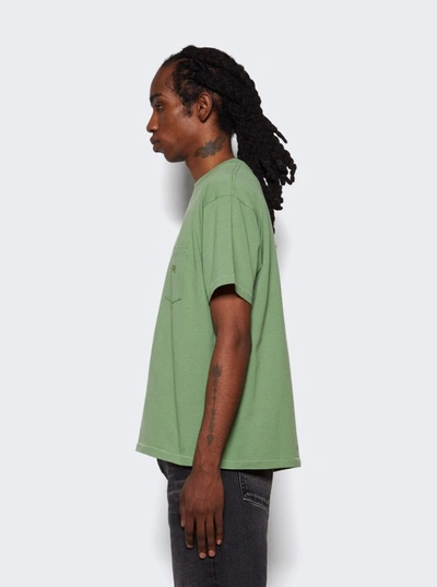 Shop Bode Pocket T-shirt In Green
