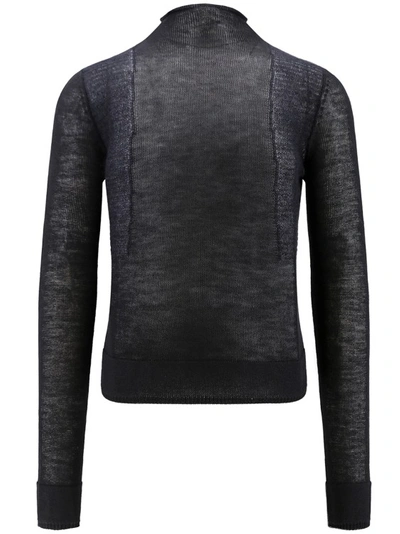 Shop Rick Owens Virgin Wool Sweater In Black