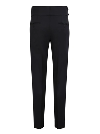 Shop Dolce & Gabbana Sallia Wool-blend Pants In Black