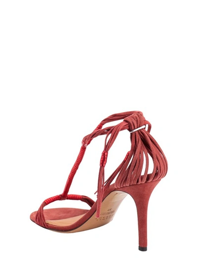 Shop Isabel Marant Suede Stiletto Sandals In Brown