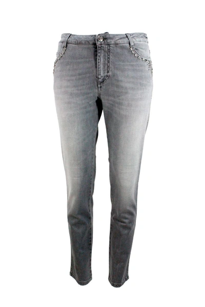 Shop Ermanno Scervino Trousers In Grey