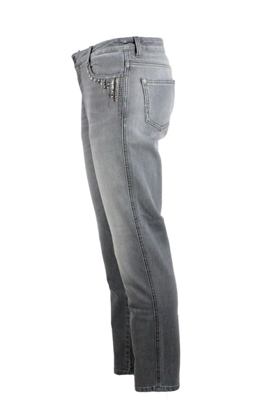 Shop Ermanno Scervino Trousers In Grey