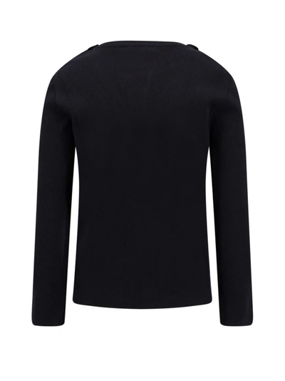Shop Courrèges Viscose Blend Sweater In Black