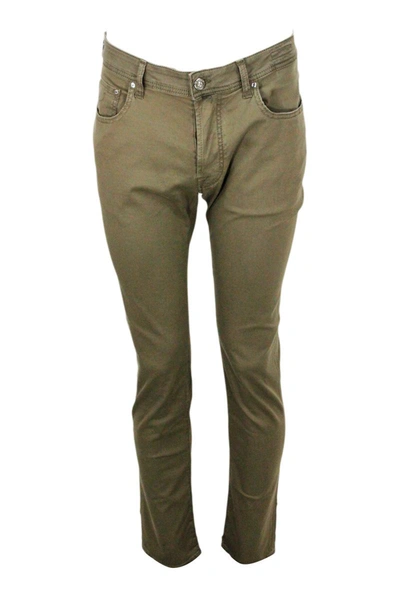 Shop Jacob Cohen Trousers In Green