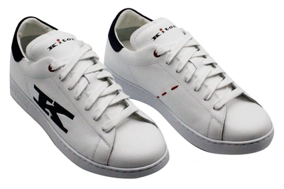 Shop Kiton Sneakers In White