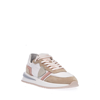 Shop Philippe Model Running Tropez Sneakers In White