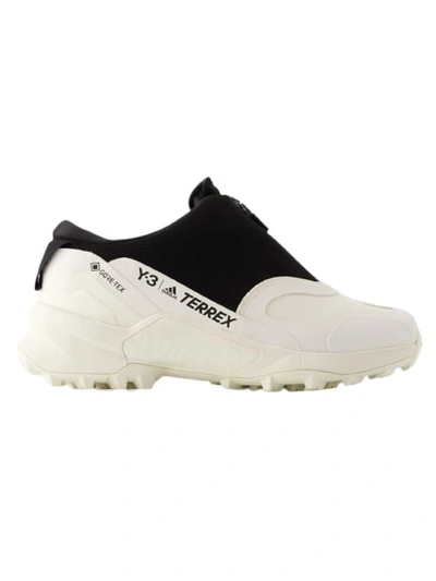 Shop Y-3 Terrex Swift R3 Gtx Lo Sneakers - Black/off-white - Leather