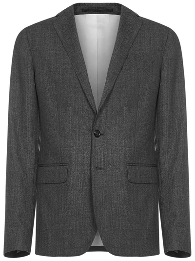 Shop Dsquared2 Gray Paris 2 Button Suit In Black
