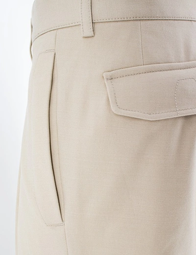 Shop Brioni Beige Drawstring Waistband Trousers In Neutrals