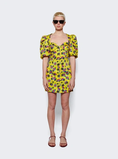 Shop Lhd The Avena Dress In Yellow
