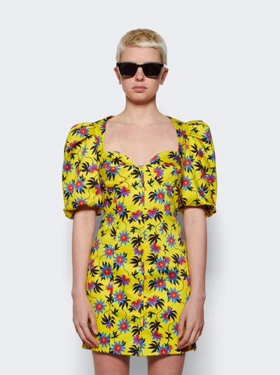 Shop Lhd The Avena Dress In Yellow