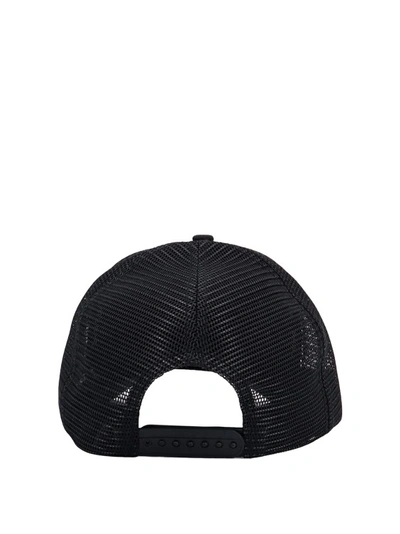 Shop Rhude Cotton Hat With Logo In Black