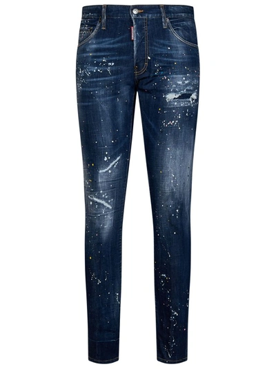 Shop Dsquared2 Blue Slim Fit Jeans