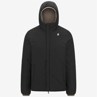 Shop K-way Reversible Hooded Jacket In Brown