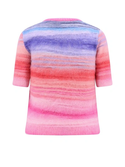Shop Missoni Wool Blend Sweater With Iconic Pattern In Multicolor