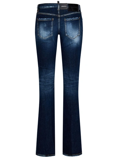 Shop Dsquared2 Twiggy Jeans In Blue