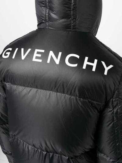 Shop Givenchy Black Down Jacket