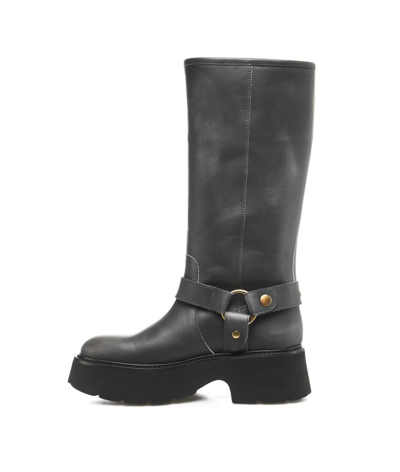 Shop N°21 Black Boots With Logo