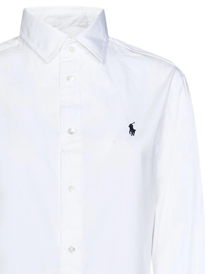 Shop Polo Ralph Lauren White Cotton Shirts