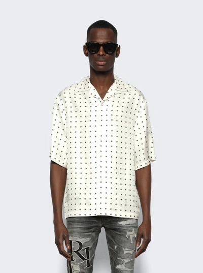 Amiri Men's Mix & Match Silk Shirt - White - Size Medium