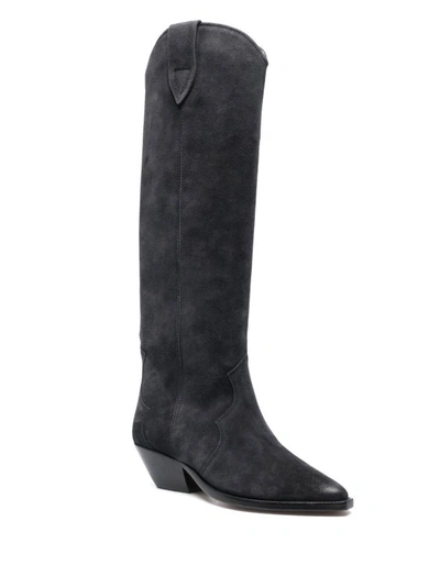 Shop Isabel Marant Black Ankle Boots
