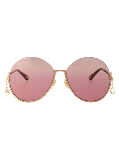 Shop Chloé Ch0067s In Pink