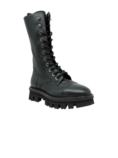 Shop Agl Attilio Giusti Leombruni Black Leather Natalia Boots