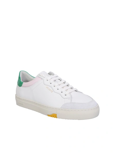 Shop Axel Arigato White Leather Sneakers