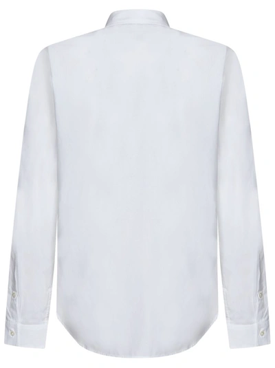 Shop Versace Jeans Couture White Cotton Shirt