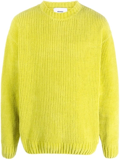 Shop Bonsai Yellow Cotton Sweater