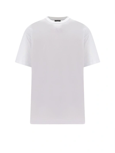 Shop 44 Label Group Cotton T-shirt With Embroidered Logo On The Front In White