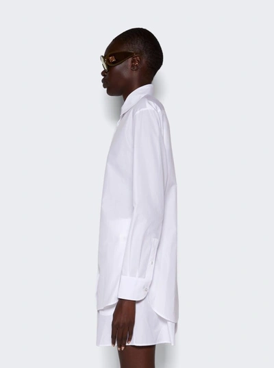 Shop The Row Derica Cotton And Cashmere Shirt In White