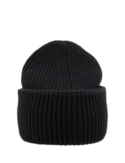 Shop Fabiana Filippi Knitted Hat In Black