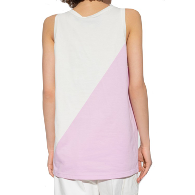 Shop Gucci Cotton Sleeveless Top In White